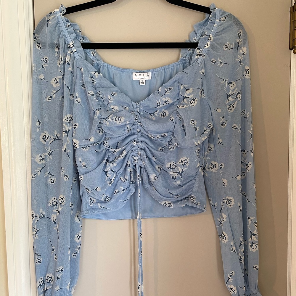 Trendy Ruched Crop Top